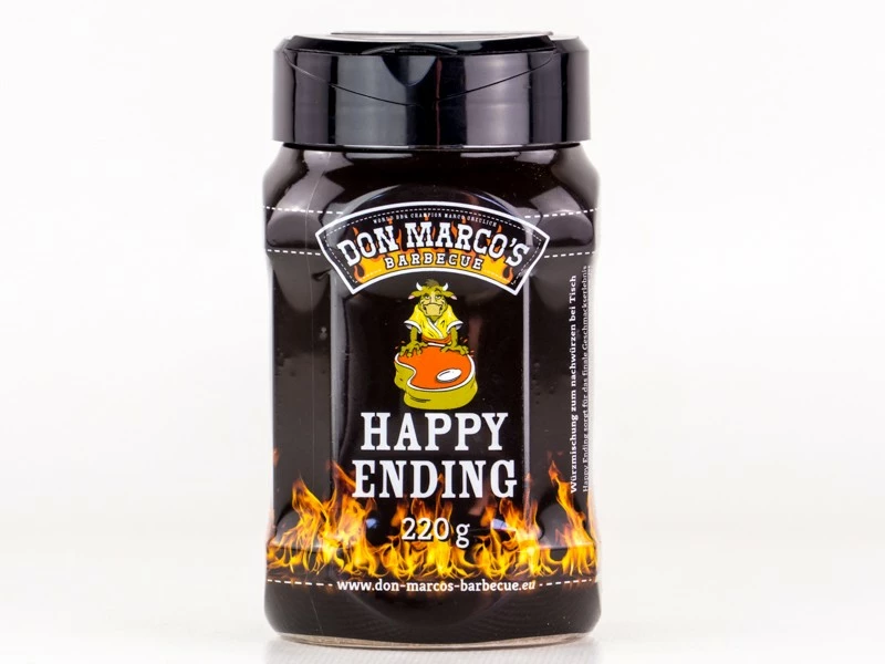 Don Marcos Happy Ending BBQ Rub 220g Dose 1 Don Marcos Happy Ending BBQ Rub 220g Dose