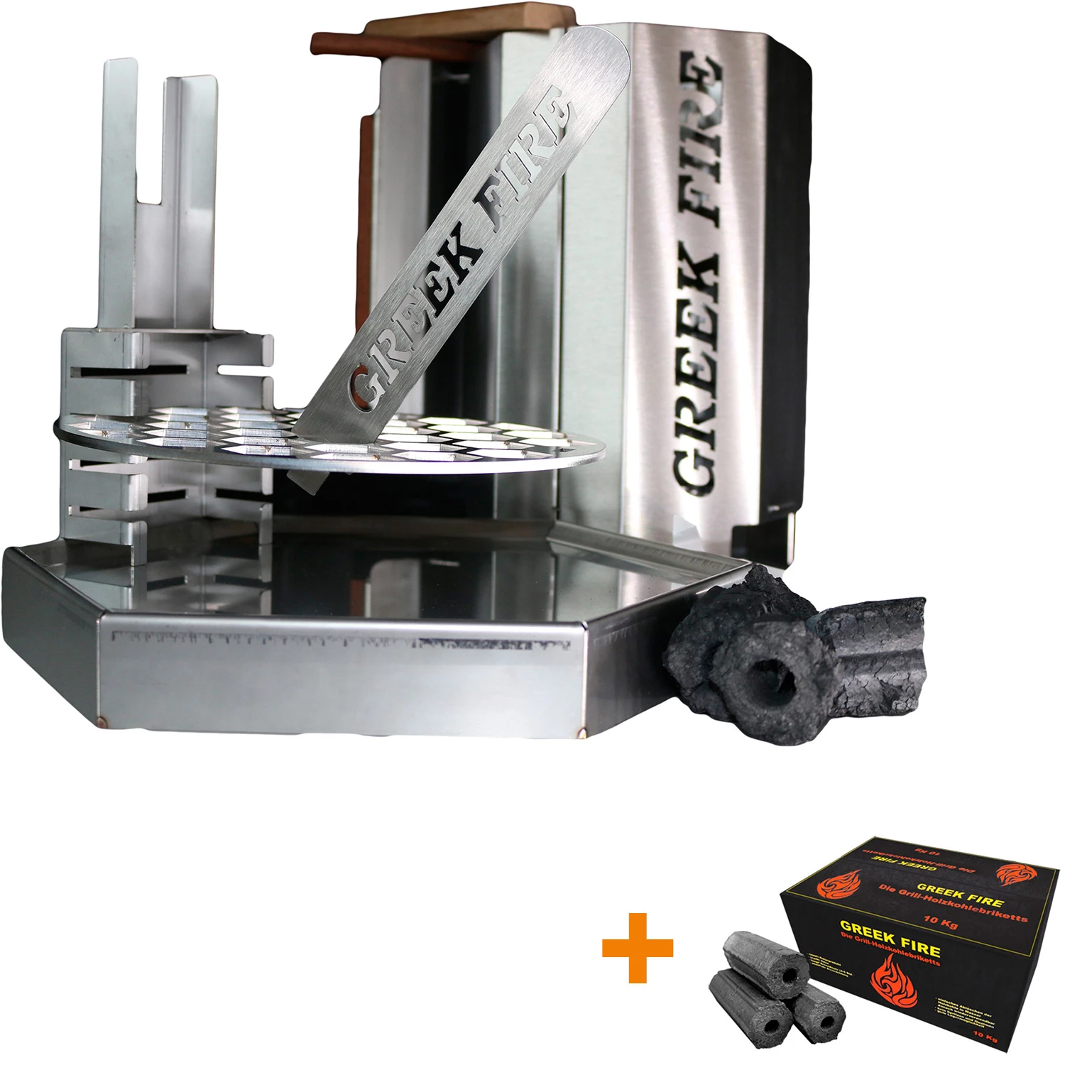 Greek Fire Greeker Set Mit 10kg Greek Fire Holzkohlebriketts 1 Greek Fire Greeker Set Mit 10kg Greek Fire Holzkohlebriketts