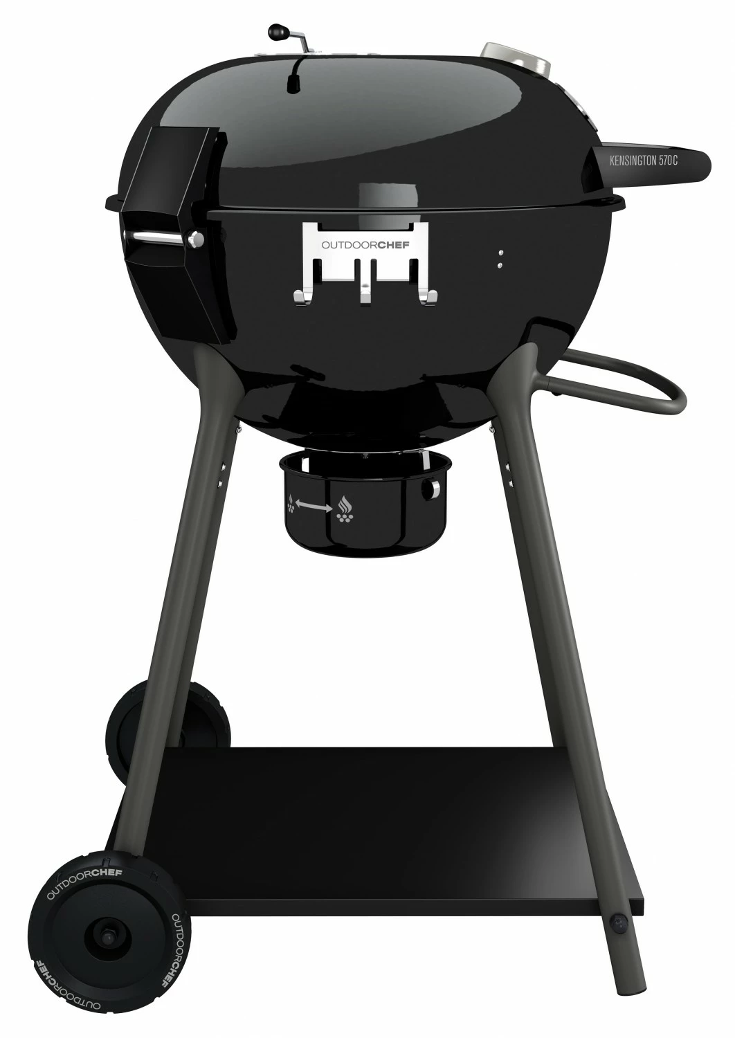 Outdoorchef Holzkohle Kugelgrill Kensington 570 C Schwarz 2 Outdoorchef Holzkohle Kugelgrill Kensington 570 C Schwarz – Bild 2