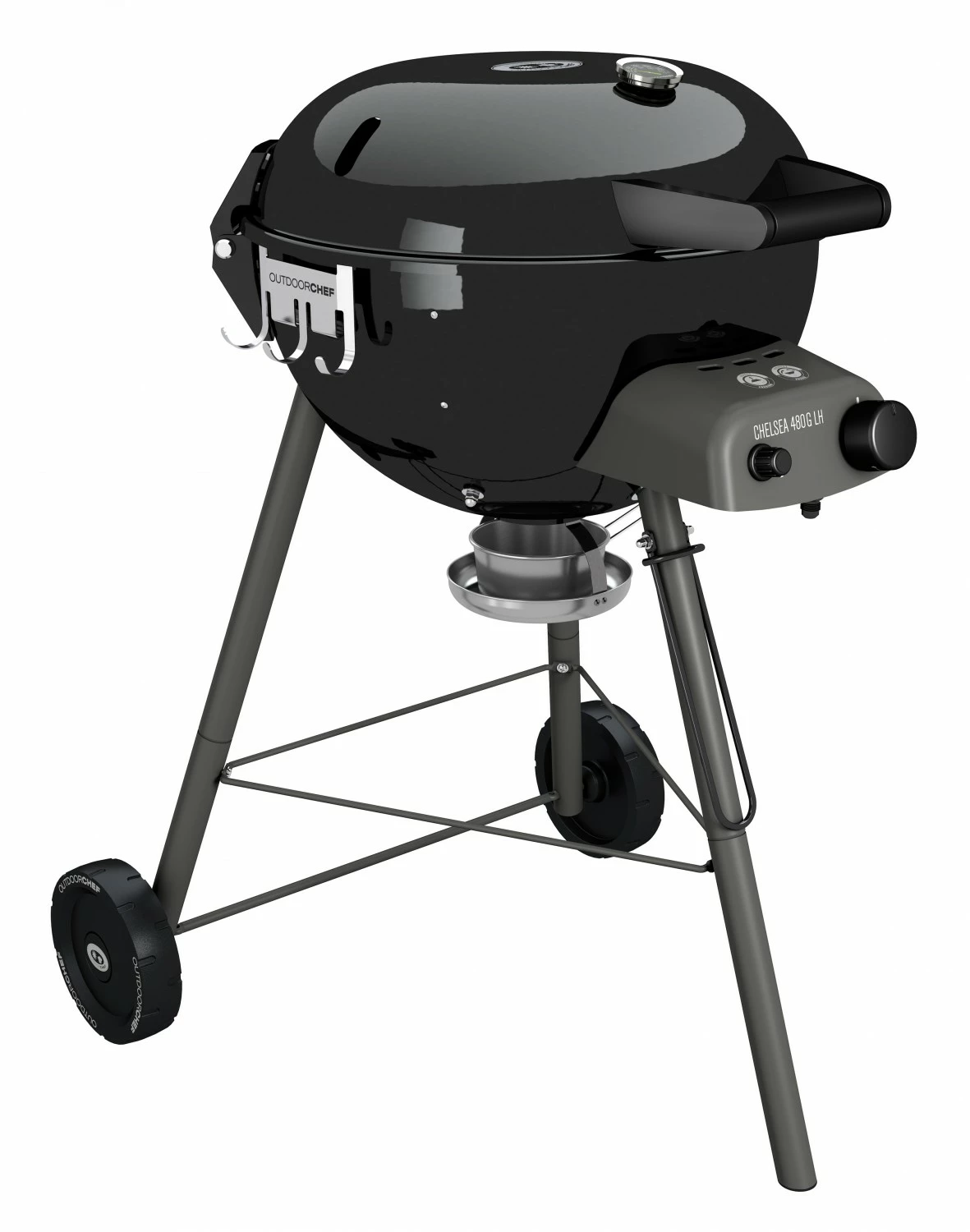 Outdoorchef Gas Kugelgrill Chelsea 480 G LH Schwarz 2 Outdoorchef Gas Kugelgrill Chelsea 480 G LH Schwarz – Bild 2
