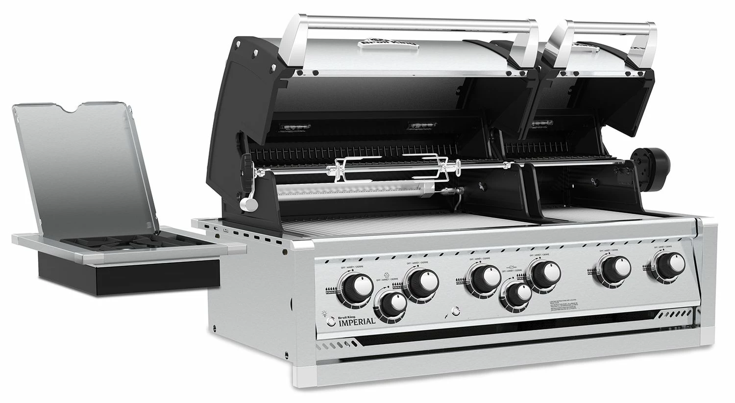 Broil King Imperial 690XL PRO Einbaugrill Mit Drehspieß + Seitenbrenner - Modell 2023 3 Broil King Imperial 690XL PRO Einbaugrill Mit Drehspieß + Seitenbrenner - Modell 2023 – Bild 3