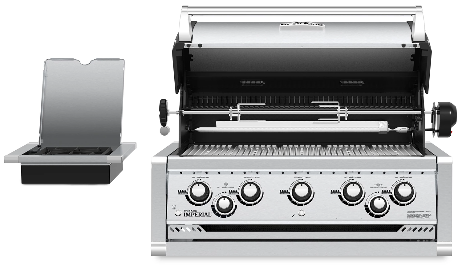 Broil King Imperial 590 PRO Einbaugrill Mit Drehspieß + Seitenbrenner - Modell 2023 1 Broil King Imperial 590 PRO Einbaugrill Mit Drehspieß + Seitenbrenner - Modell 2023