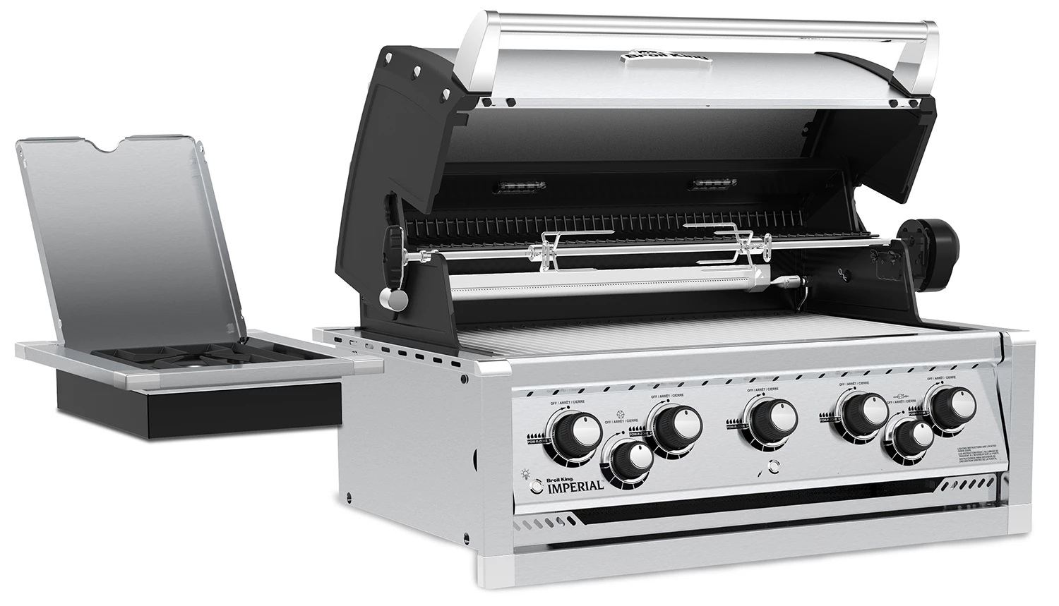 Broil King Imperial 590 PRO Einbaugrill Mit Drehspieß + Seitenbrenner - Modell 2023 3 Broil King Imperial 590 PRO Einbaugrill Mit Drehspieß + Seitenbrenner - Modell 2023 – Bild 3