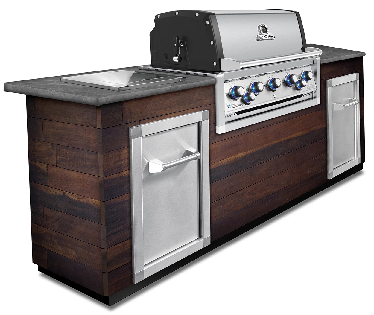 Broil King Imperial 590 PRO Einbaugrill Mit Drehspieß + Seitenbrenner - Modell 2023 5 Broil King Imperial 590 PRO Einbaugrill Mit Drehspieß + Seitenbrenner - Modell 2023 – Bild 5