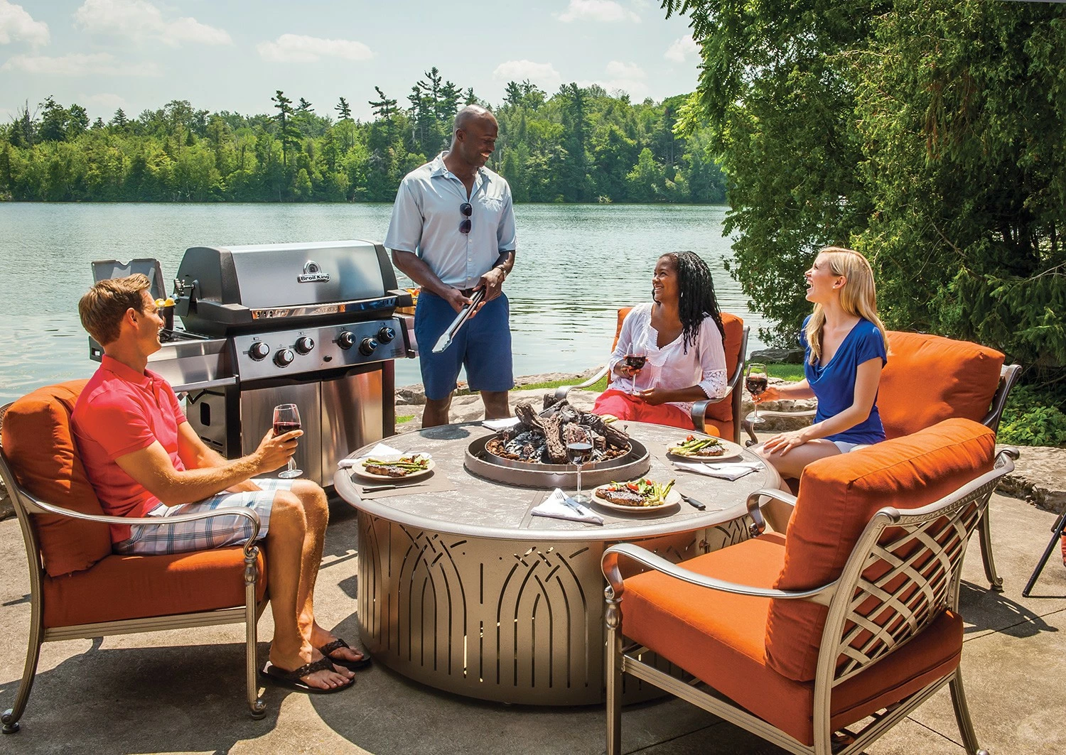 Broil King Sovereign 490 XL Gasgrill Inkl. Drehspieß + Grillfürst Fettschiene 5 Broil King Sovereign 490 XL Gasgrill Inkl. Drehspieß + Grillfürst Fettschiene – Bild 5