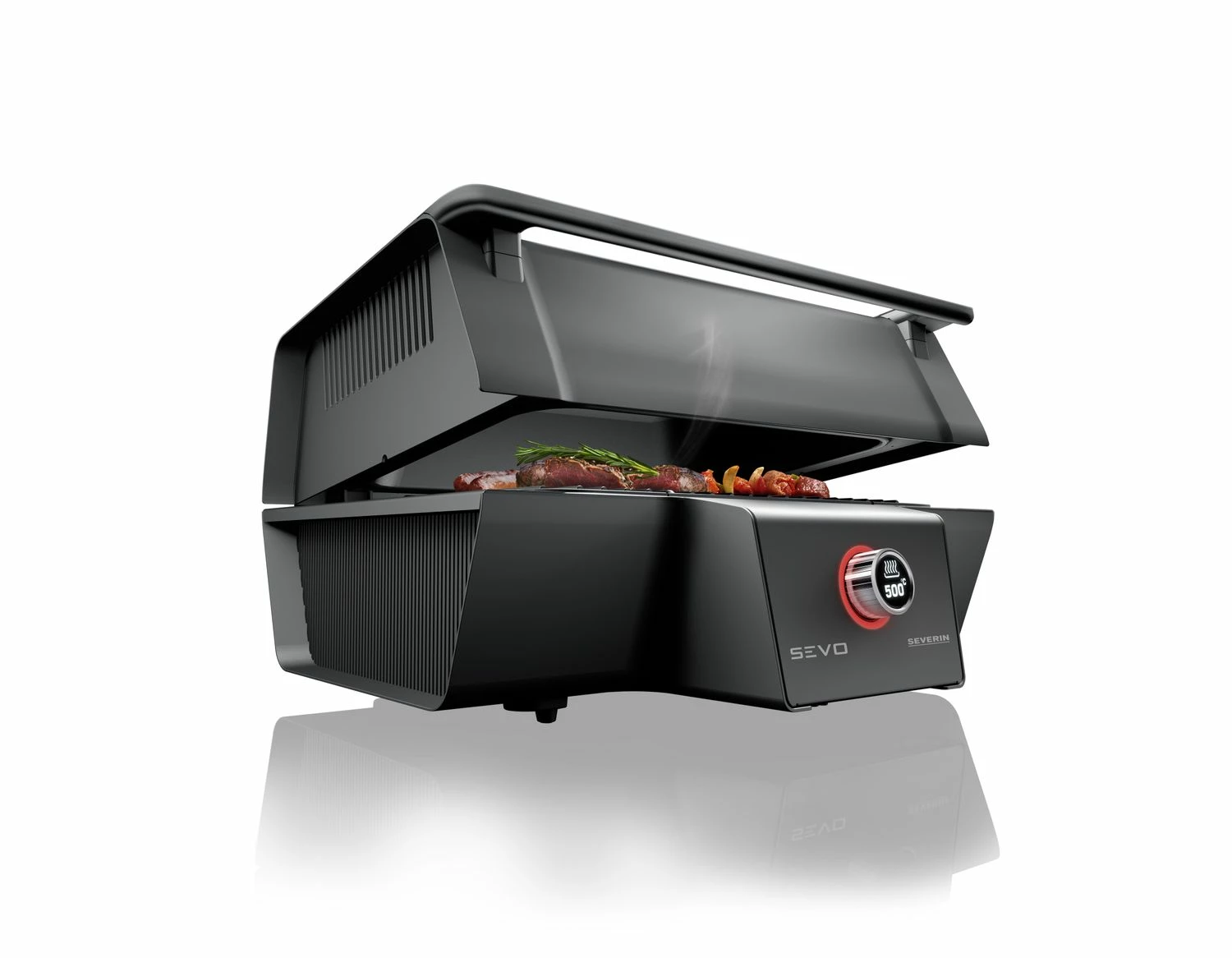 Severin Elektrogrill SEVO GT - Boost Zone 500°C - Mit Deckel - 3.000 W 1 Severin Elektrogrill SEVO GT - Boost Zone 500°C - Mit Deckel - 3.000 W