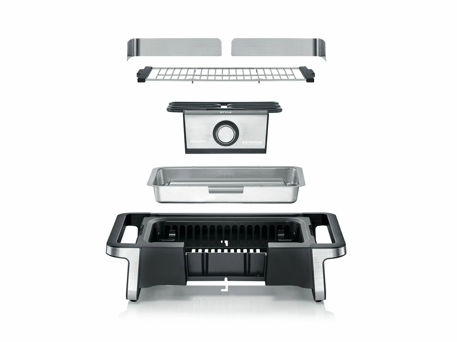 Severin Elektro Tischgrill SENOA Style - 2.500 W 2 Severin Elektro Tischgrill SENOA Style - 2.500 W – Bild 2