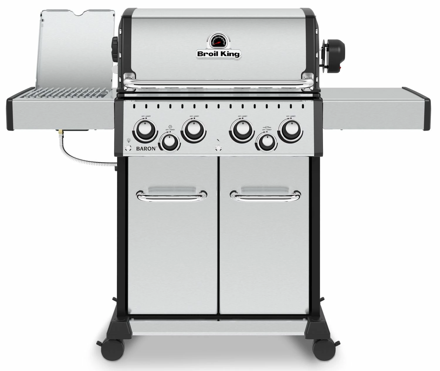 Broil King Baron S490 IR Gasgrill Inkl. Drehspieß + Infrarot-Seitenbrenner - Modell 2023 - Grillfürst Deal Mit Zusätzlichen Edelstahl Grillrosten 2 Broil King Baron S490 IR Gasgrill Inkl. Drehspieß + Infrarot-Seitenbrenner - Modell 2023 - Grillfürst Deal Mit Zusätzlichen Edelstahl Grillrosten – Bild 2