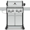 Broil King Baron S490 IR Gasgrill Inkl. Drehspieß + Infrarot-Seitenbrenner - Modell 2023 - Grillfürst Deal Mit Zusätzlichen Edelstahl Grillrosten