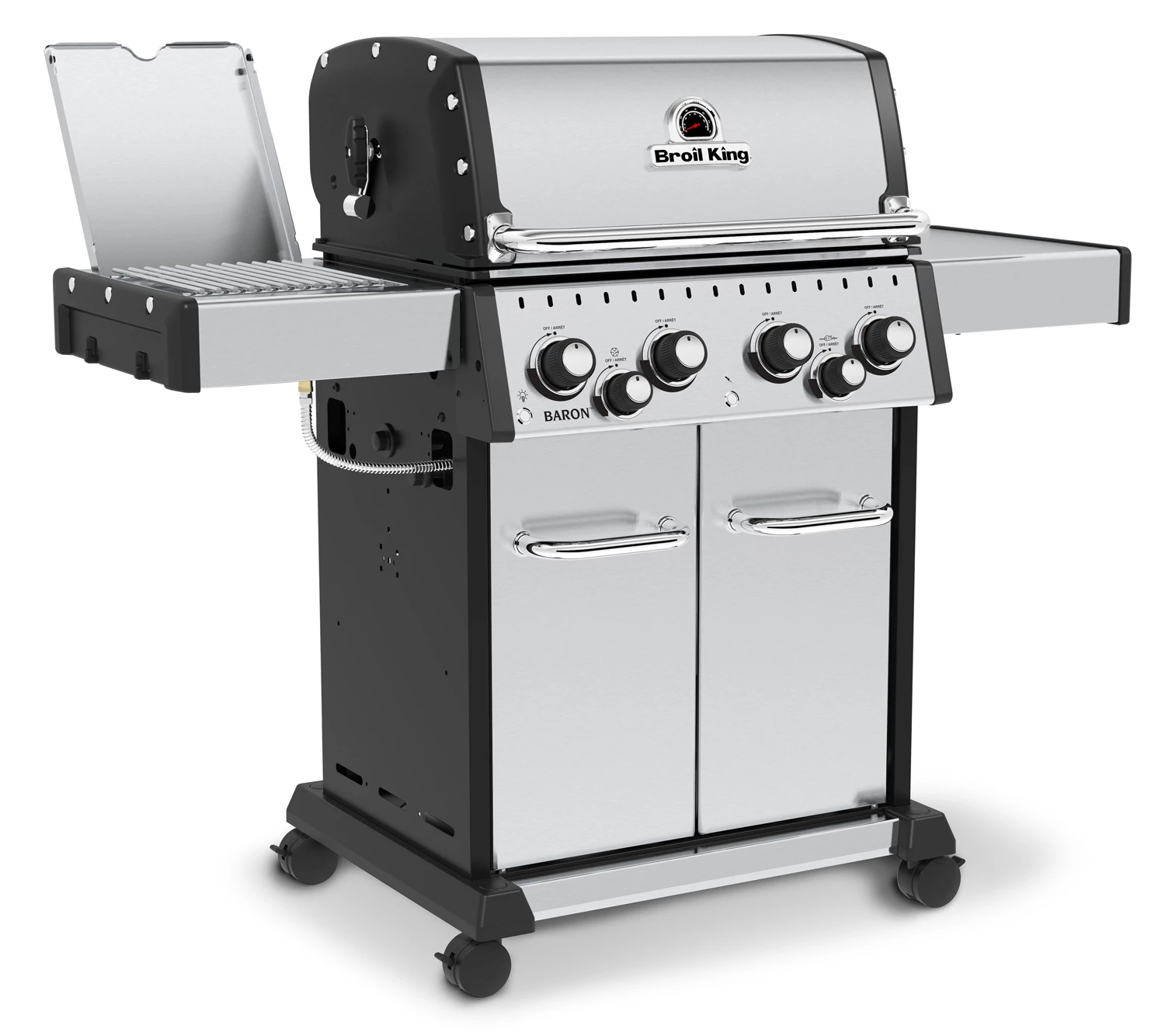 Broil King Baron S490 IR Gasgrill Inkl. Drehspieß + Infrarot-Seitenbrenner - Modell 2023 - Grillfürst Deal Mit Zusätzlichen Edelstahl Grillrosten 3 Broil King Baron S490 IR Gasgrill Inkl. Drehspieß + Infrarot-Seitenbrenner - Modell 2023 - Grillfürst Deal Mit Zusätzlichen Edelstahl Grillrosten – Bild 3