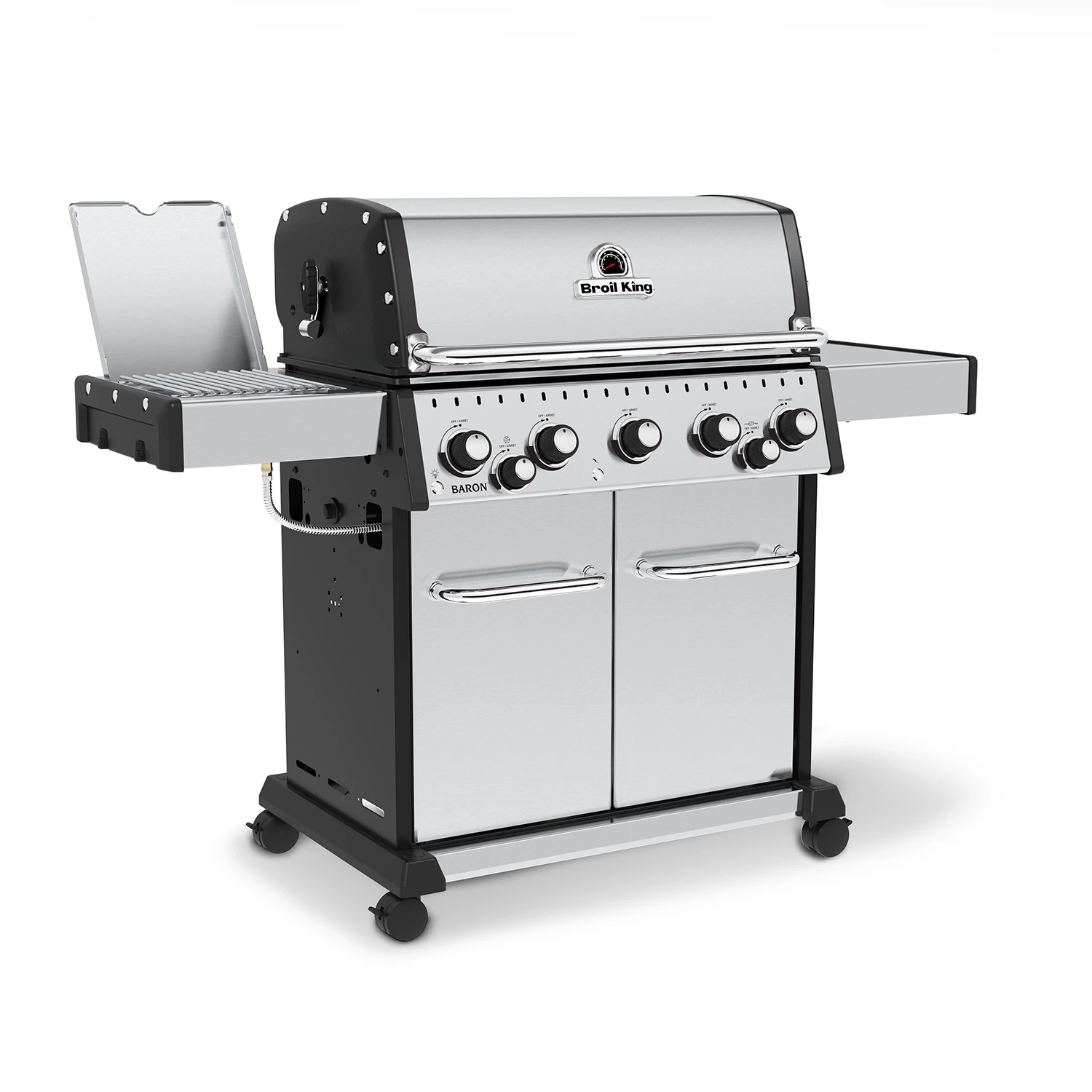 Broil King Baron S590 IR Gasgrill Inkl. Drehspieß + Infrarot-Seitenbrenner - Modell 2023- Grillfürst Deal Mit Zusätzlichen Edelstahl Grillrosten 4 Broil King Baron S590 IR Gasgrill Inkl. Drehspieß + Infrarot-Seitenbrenner - Modell 2023- Grillfürst Deal Mit Zusätzlichen Edelstahl Grillrosten – Bild 4