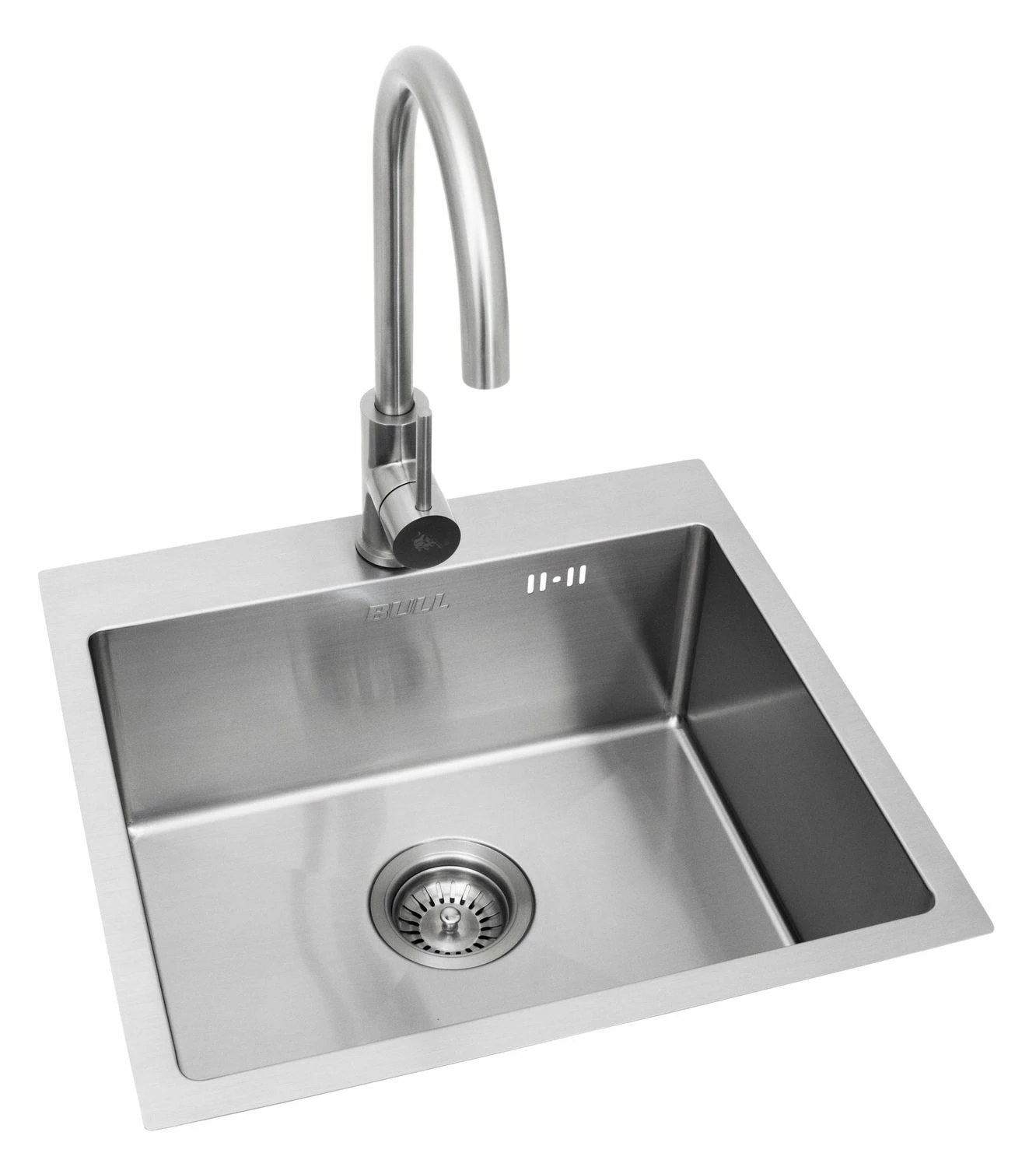 BULL Spülbecken Größe M (43x36x20cm) Inkl. Wasserhahn Für Warm/kalt 3 BULL Spülbecken Größe M (43x36x20cm) Inkl. Wasserhahn Für Warm/kalt – Bild 3