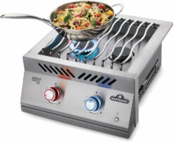 Napoleon 700-Series Einbau Doppel Seitenbrenner BIB18 Mit Safety Glow™ - Modell 2023 -Grill Verkaufs-Shop BIB18RT Napoleon Einbau Seitenbrenner Wok