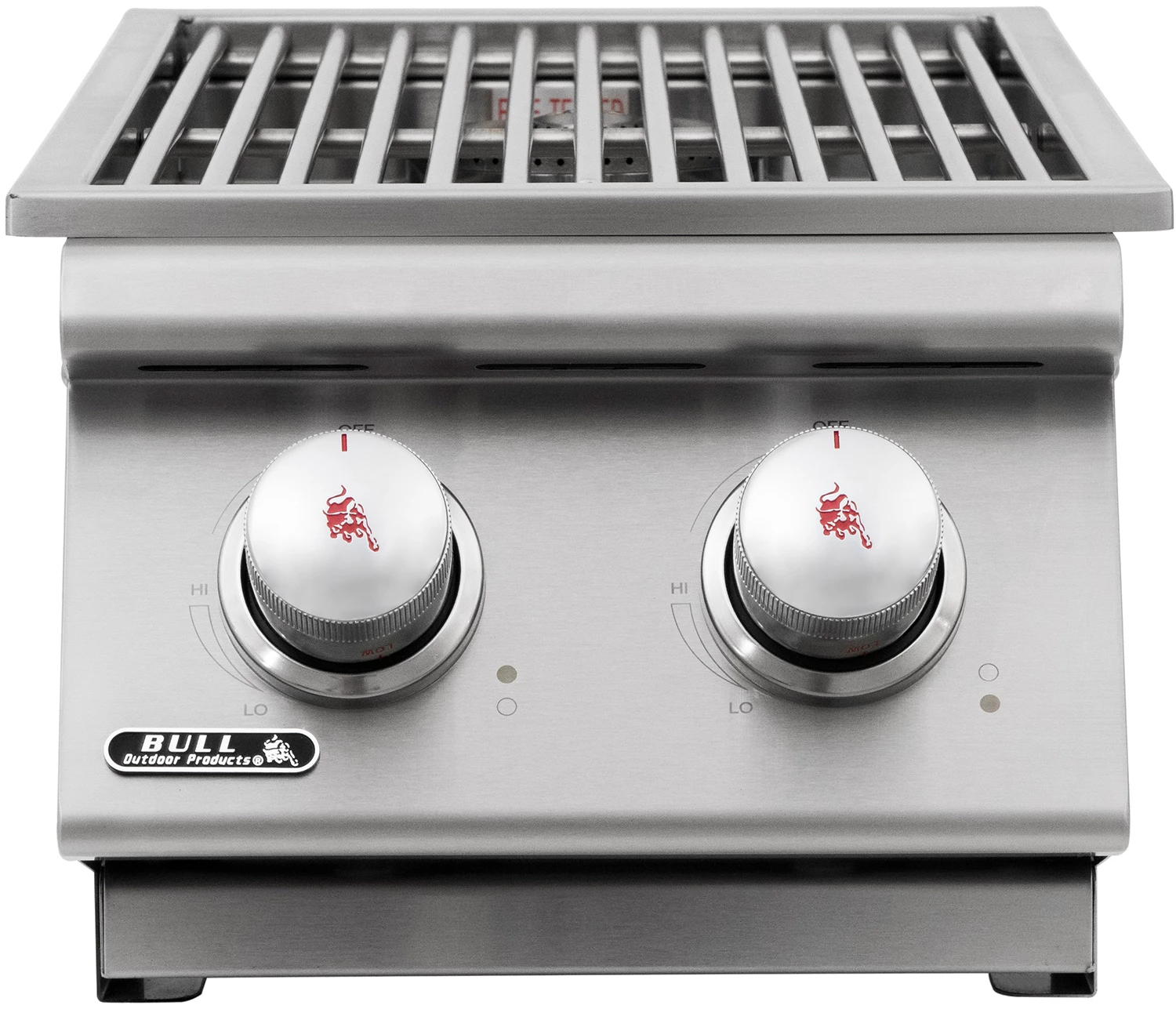 BULL Einbau Seitenbrenner Double / Edelstahl / Slide-In 1 BULL Einbau Seitenbrenner Double / Edelstahl / Slide-In