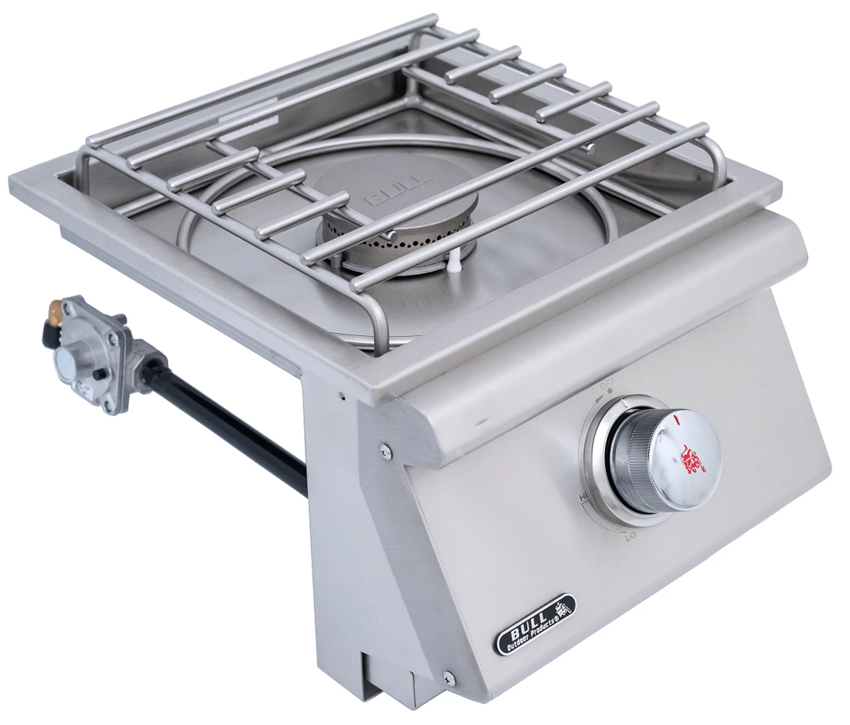 BULL Einbau Seitenbrenner Single / Edelstahl / Slide-In 2 BULL Einbau Seitenbrenner Single / Edelstahl / Slide-In – Bild 2