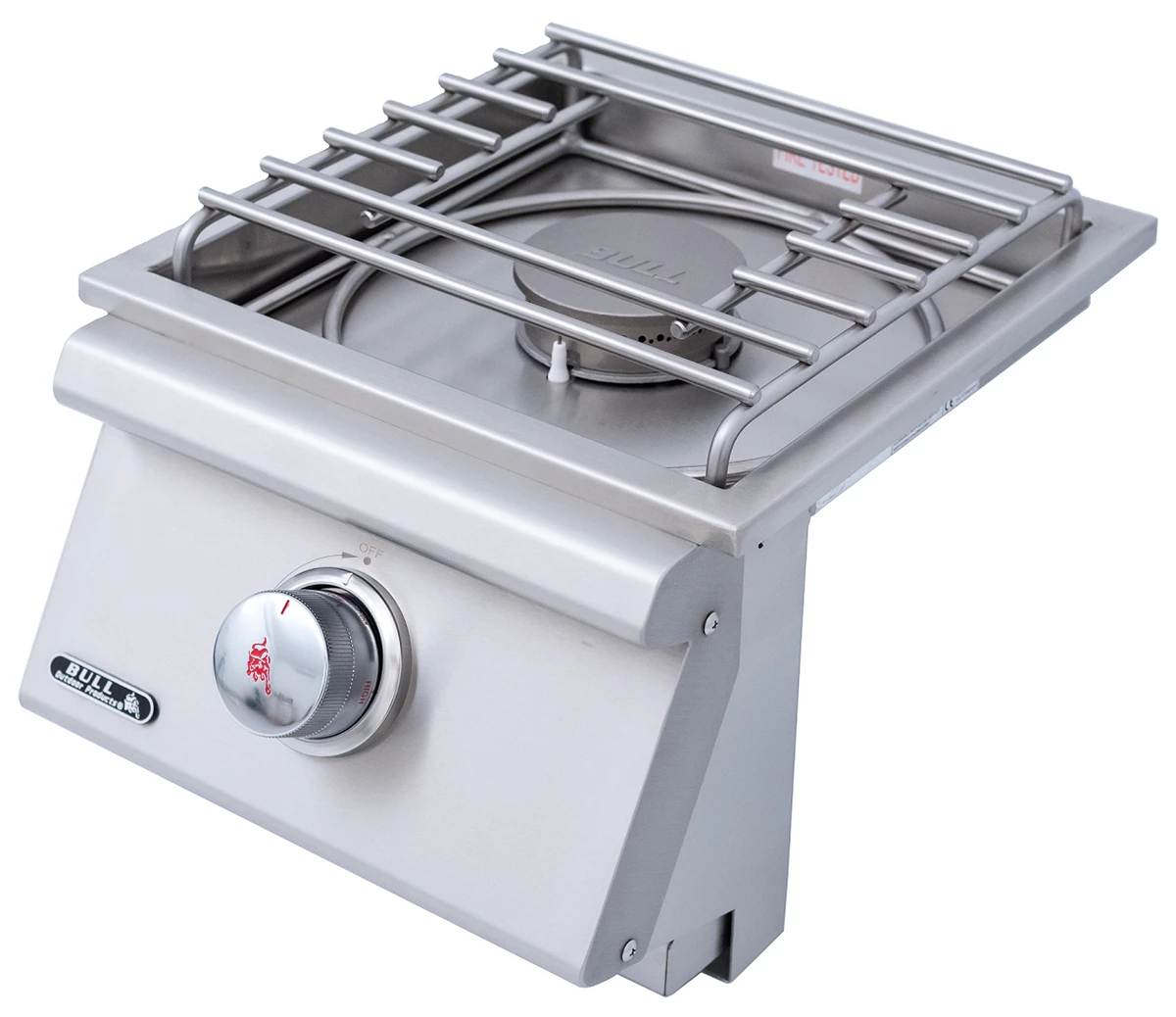 BULL Einbau Seitenbrenner Single / Edelstahl / Slide-In 1 BULL Einbau Seitenbrenner Single / Edelstahl / Slide-In