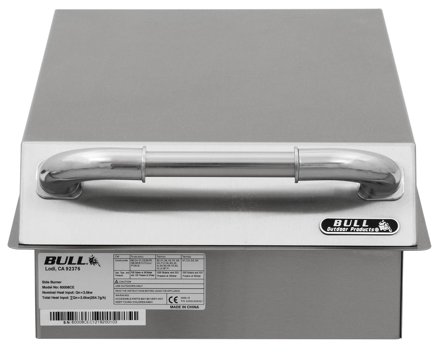 BULL Einbau Seitenbrenner Single / Edelstahl / Drop-In 3 BULL Einbau Seitenbrenner Single / Edelstahl / Drop-In – Bild 3