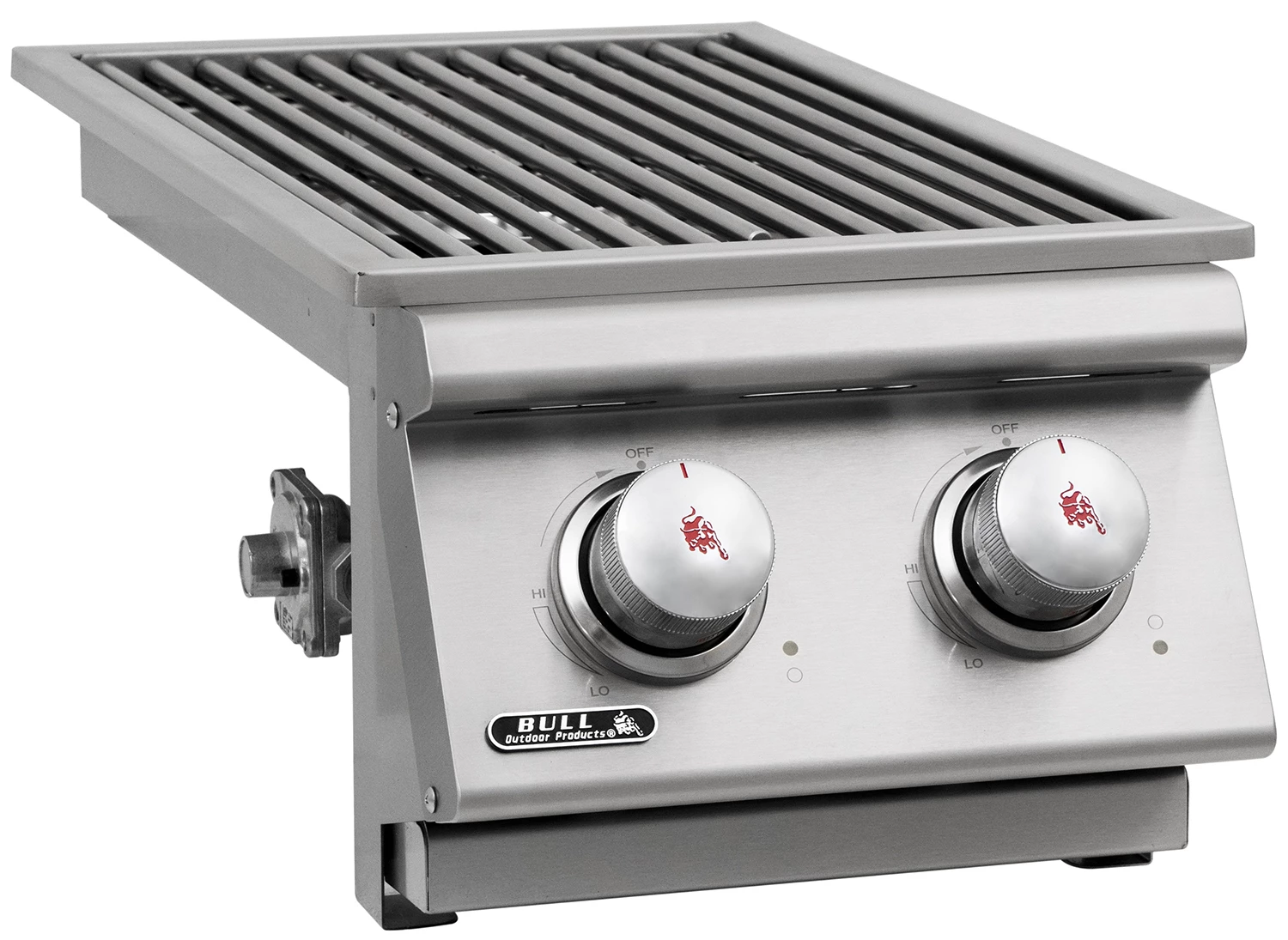 BULL Einbau Seitenbrenner Double / Edelstahl / Slide-In 3 BULL Einbau Seitenbrenner Double / Edelstahl / Slide-In – Bild 3