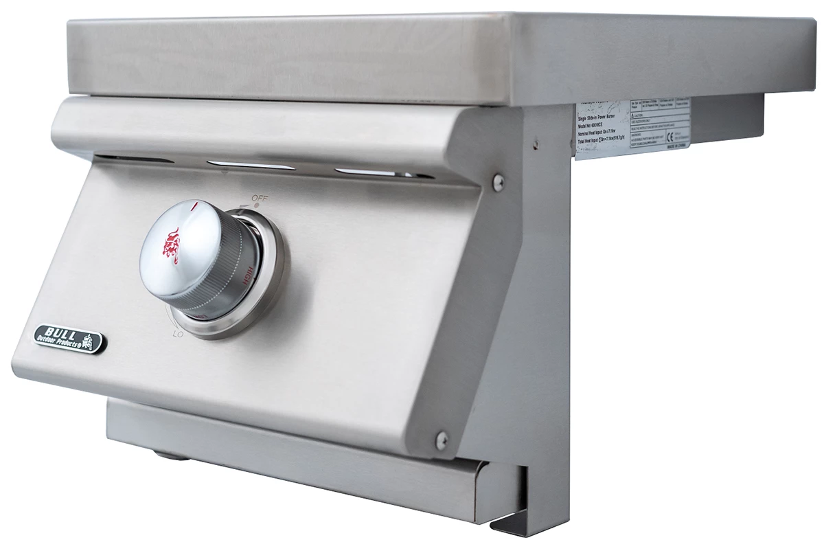 BULL Einbau Seitenbrenner Single / Edelstahl / Slide-In 3 BULL Einbau Seitenbrenner Single / Edelstahl / Slide-In – Bild 3