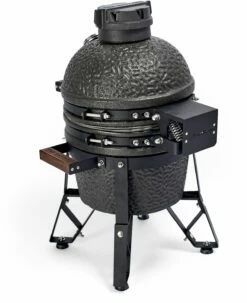 The Bastard Keramikgrill Urban Small - Schwarz Matt - Modell 2023 19 The Bastard Keramikgrill Urban Small - Schwarz Matt - Modell 2023 -Grill Verkaufs-Shop Bastard Keramikgrill Urban Small rueckseite Scharnier BU206