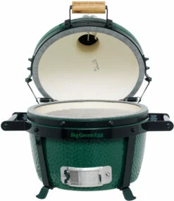 Big Green Egg MiniMax Keramikgrill Starter - Paket 22 Big Green Egg MiniMax Keramikgrill Starter - Paket -Grill Verkaufs-Shop Big Green Egg MiniMax Carrier deckel offen 2
