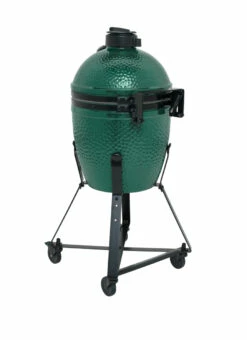Big Green Egg Small Keramikgrill Starter - Paket -Grill Verkaufs-Shop Big Green Egg Small in Nest seitlich