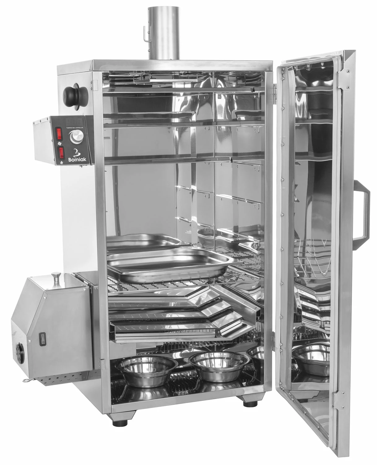 Borniak BBQ Smoker Digital BBDS-70 Edelstahl - Version 1.4 2 Borniak BBQ Smoker Digital BBDS-70 Edelstahl - Version 1.4 – Bild 2