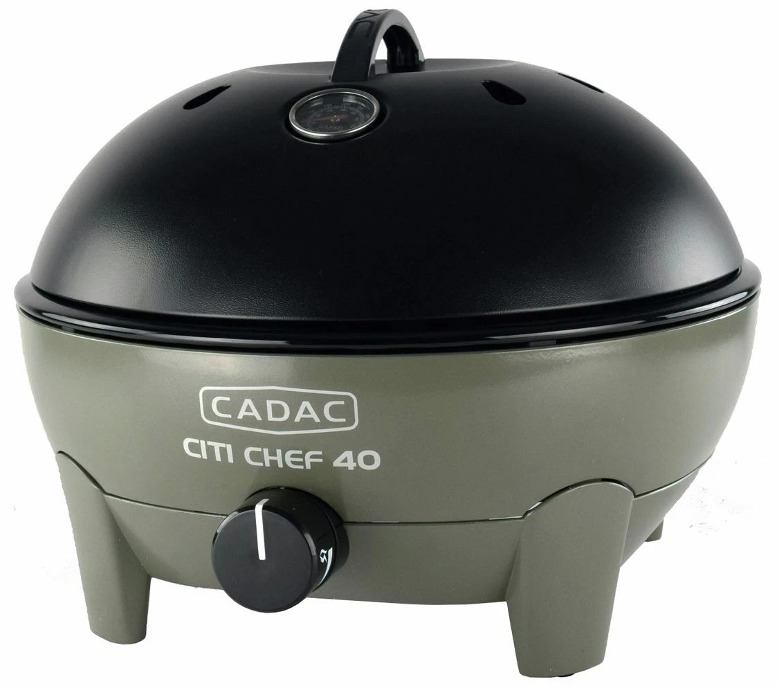 CADAC Kompakt Gasgrill Citi Chef 40 Olive Green - 30mbar 1 CADAC Kompakt Gasgrill Citi Chef 40 Olive Green - 30mbar