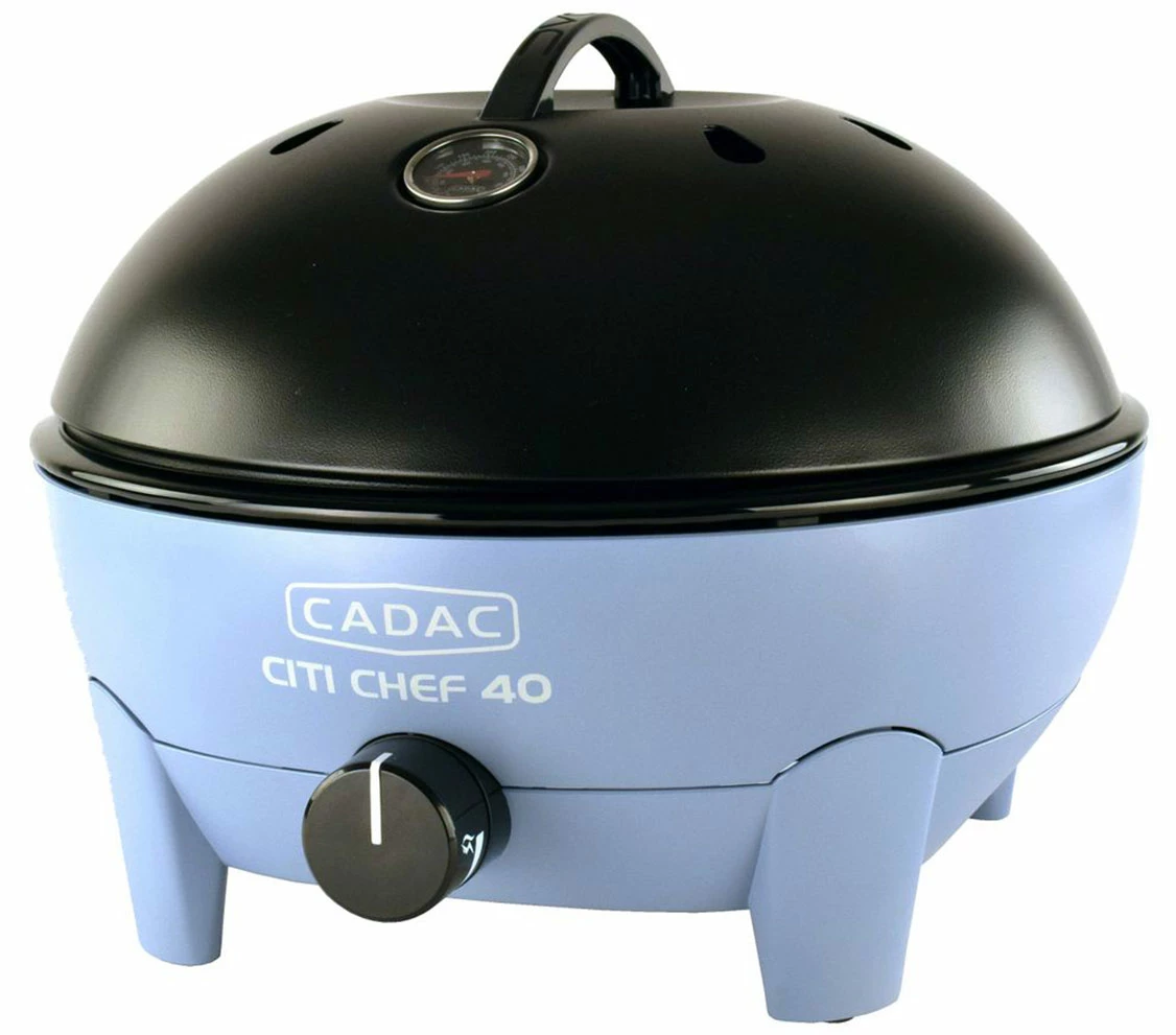 CADAC Kompakt Gasgrill Citi Chef 40 Sky Blue - 50mbar 1 CADAC Kompakt Gasgrill Citi Chef 40 Sky Blue - 50mbar
