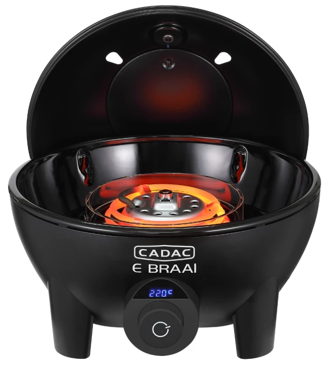 CADAC Elektrogrill Tischgrill E-Braai 40 BBQ / Dome Black 7 CADAC Elektrogrill Tischgrill E-Braai 40 BBQ / Dome Black – Bild 7
