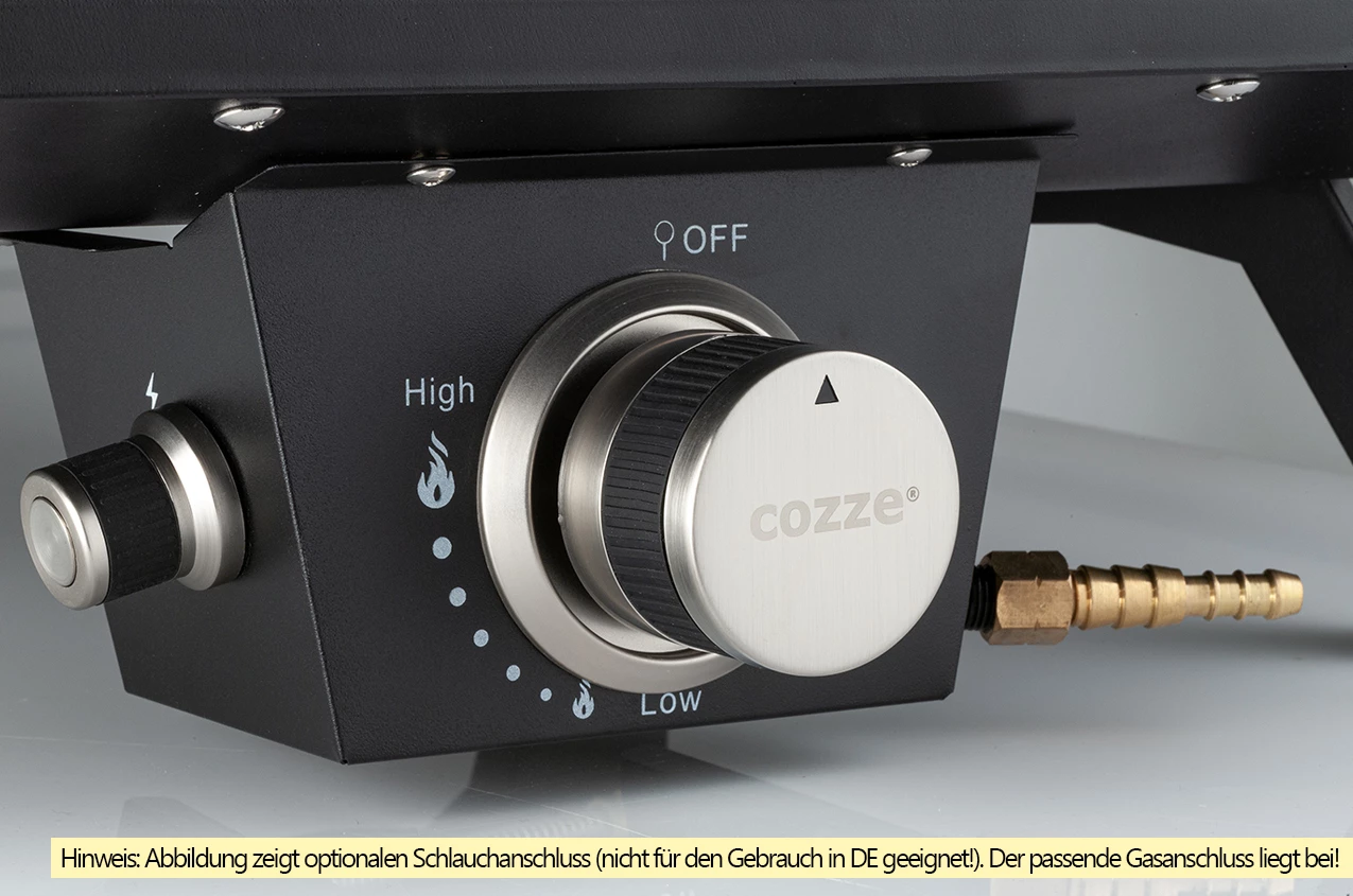 COZZE Pizzaofen Gas 34 Cm (13") - Inkl. Pizzastein 4 COZZE Pizzaofen Gas 34 Cm (13") - Inkl. Pizzastein – Bild 4