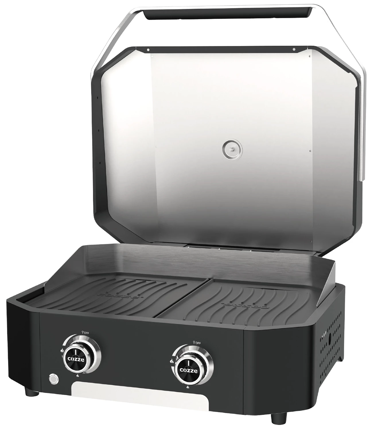 COZZE Plancha 600 / Plancha Grill Mit 2 Gusseisen Grillplatten 3 COZZE Plancha 600 / Plancha Grill Mit 2 Gusseisen Grillplatten – Bild 3