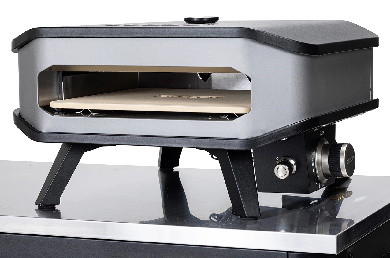 COZZE Pizzaofen Gas 34 Cm (13") Mit Thermometer - Inkl. Pizzastein 3 COZZE Pizzaofen Gas 34 Cm (13") Mit Thermometer - Inkl. Pizzastein – Bild 3