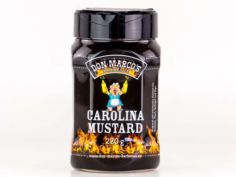 Don Marcos Carolina Mustard BBQ Rub 220g Dose 1 Don Marcos Carolina Mustard BBQ Rub 220g Dose