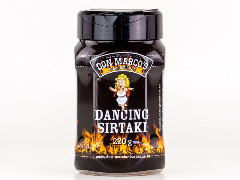 Don Marcos Dancing Sirtaki BBQ Rub 220g Dose 1 Don Marcos Dancing Sirtaki BBQ Rub 220g Dose