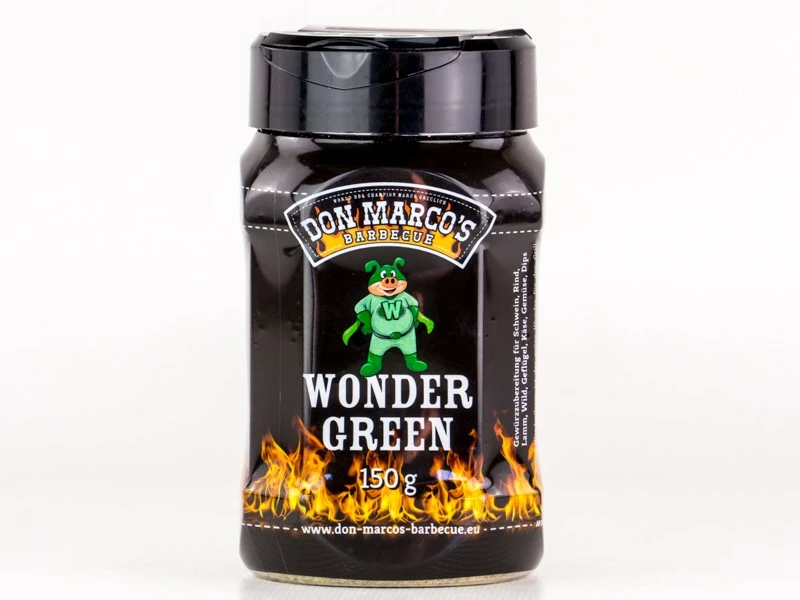 Don Marcos WonderGreen BBQ Rub 150g Dose 1 Don Marcos WonderGreen BBQ Rub 150g Dose