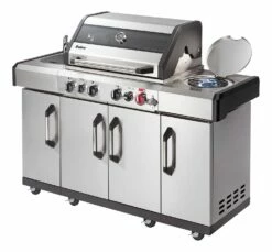 Enders Gasgrill Kansas II Pro 4 SIK Profi Turbo 19 Enders Gasgrill Kansas II Pro 4 SIK Profi Turbo -Grill Verkaufs-Shop Enders Gasgrill Kansas II Pro 4 SIK Profi Turbo Seitenkocher