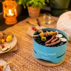 Feuerhand Tischgrill Tamber Lichtgrün -Grill Verkaufs-Shop Feuerhand Tamber Tischgrill Lichtgruen Lifestyle