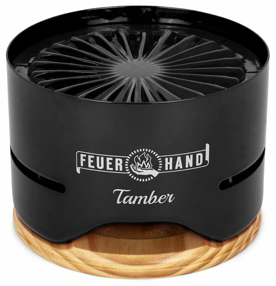 Feuerhand Tischgrill Tamber Schwarz 2 Feuerhand Tischgrill Tamber Schwarz – Bild 2