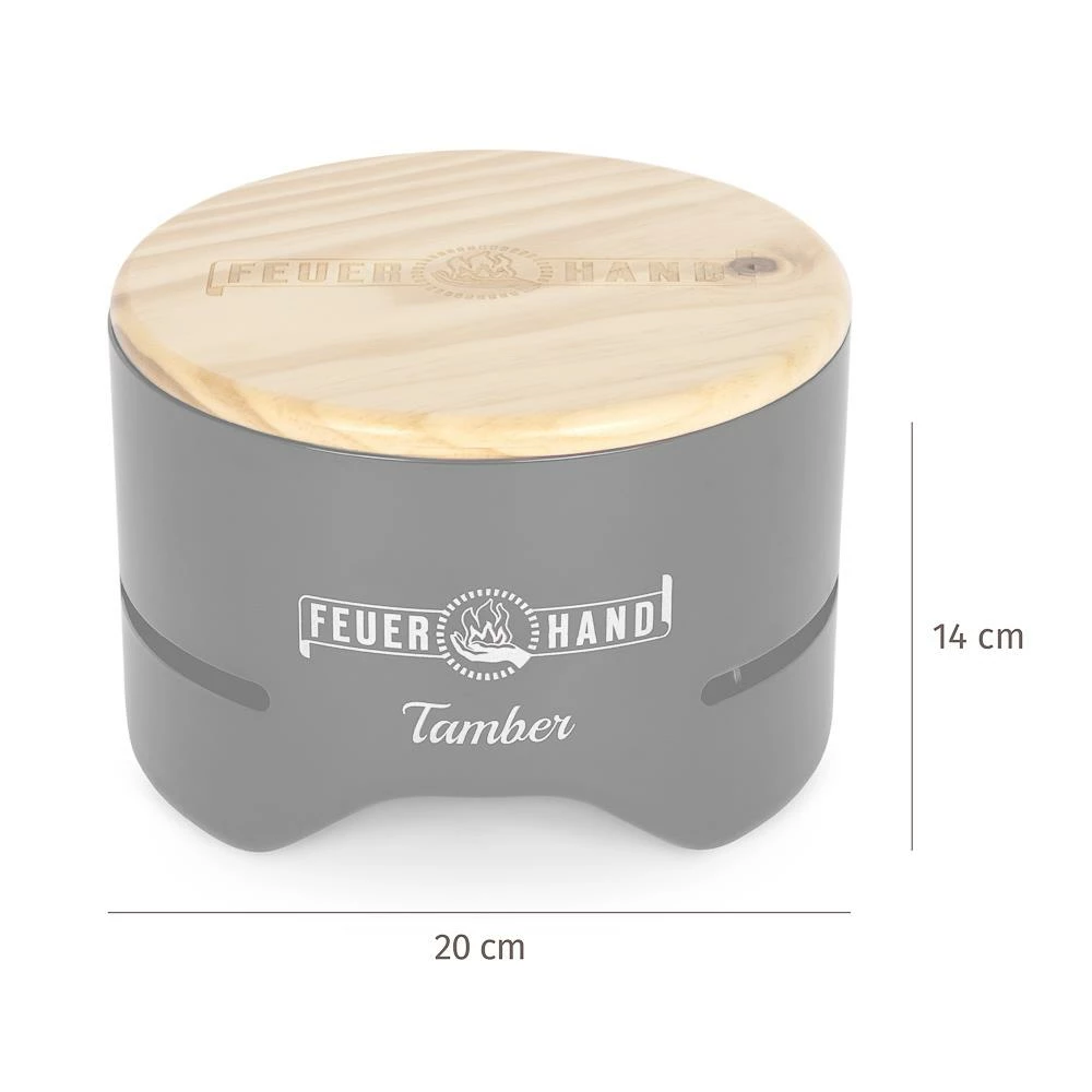 Feuerhand Tischgrill Tamber Schwarz 3 Feuerhand Tischgrill Tamber Schwarz – Bild 3