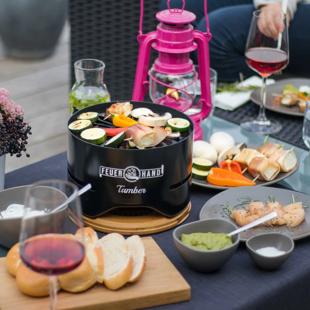 Feuerhand Tischgrill Tamber Schwarz 4 Feuerhand Tischgrill Tamber Schwarz – Bild 4