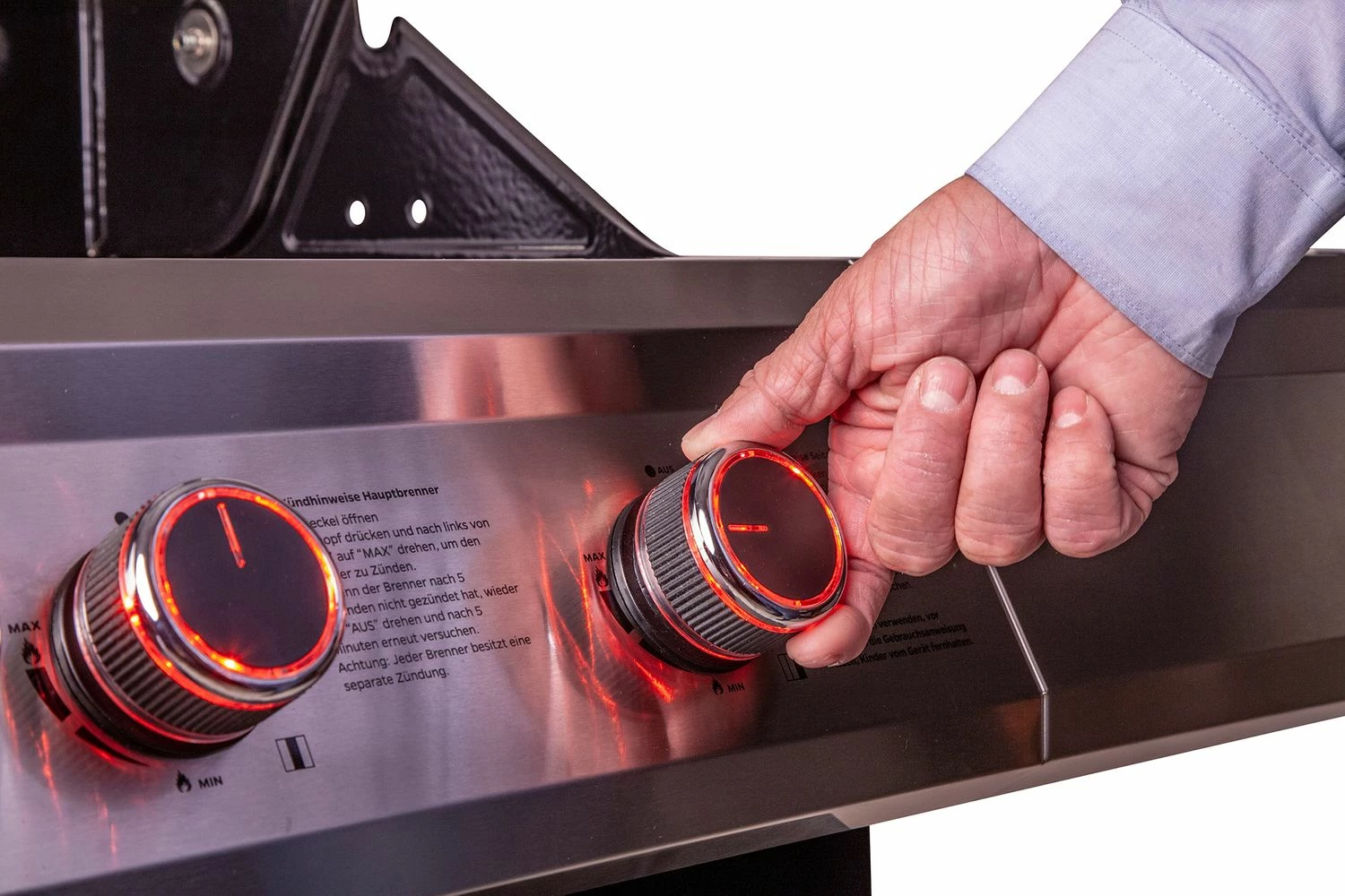 Grillfürst G750E 7-Brenner Doppelkammer - Gasgrill - Eintracht Frankfurt Edition - Edelstahlroste 11 Grillfürst G750E 7-Brenner Doppelkammer - Gasgrill - Eintracht Frankfurt Edition - Edelstahlroste – Bild 11