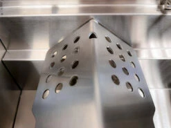 Grillfürst G201E 2-Brenner Gasgrill Portabel V2 - Campinggrill / Balkongrill 50mbar -Grill Verkaufs-Shop Grillfuerst Campinggrill G201E Flammenschutzblech Edelstahl