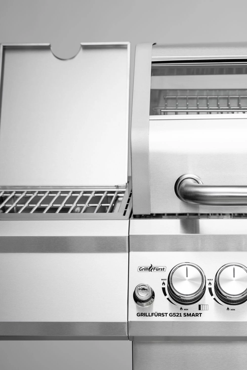 Grillfürst G521E Smart Grill - Mit Automatischer Temperatursteuerung, Hochtemperaturbrenner, Heckbrenner Und Edelstahl Rosten 16 Grillfürst G521E Smart Grill - Mit Automatischer Temperatursteuerung, Hochtemperaturbrenner, Heckbrenner Und Edelstahl Rosten – Bild 16