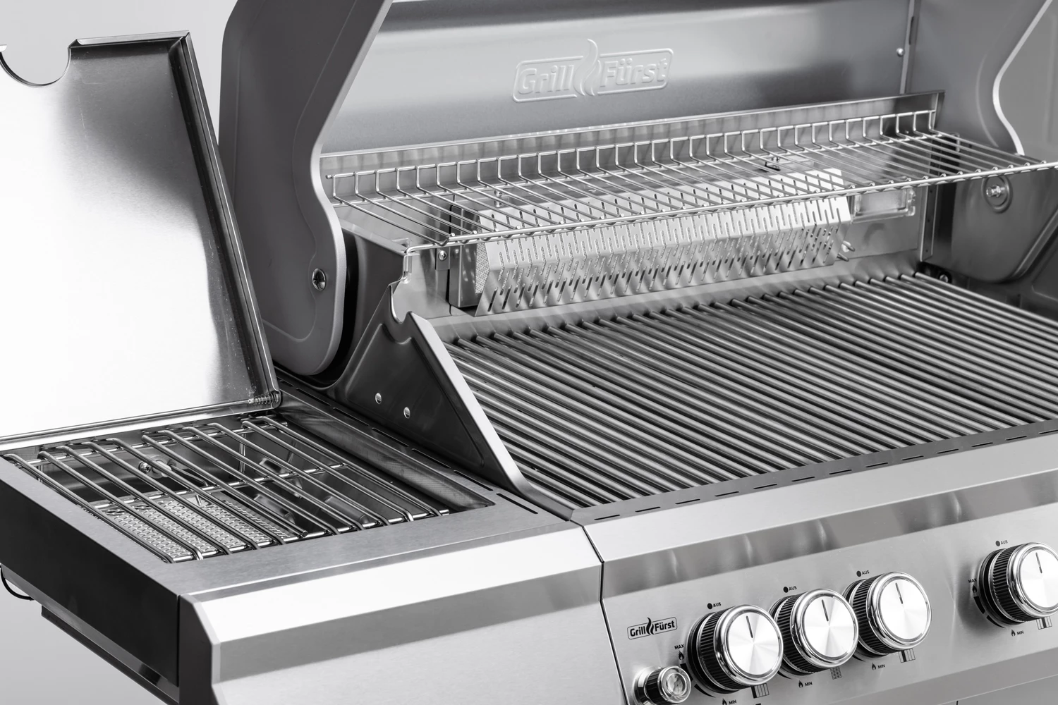 Grillfürst G521E Smart Grill - Mit Automatischer Temperatursteuerung, Hochtemperaturbrenner, Heckbrenner Und Edelstahl Rosten 12 Grillfürst G521E Smart Grill - Mit Automatischer Temperatursteuerung, Hochtemperaturbrenner, Heckbrenner Und Edelstahl Rosten – Bild 12