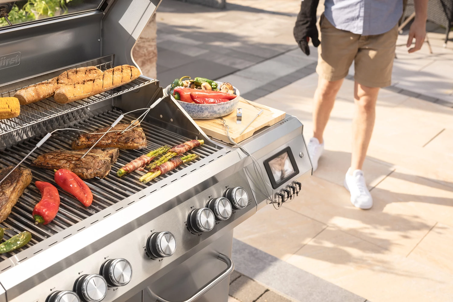 Grillfürst G521E Smart Grill - Mit Automatischer Temperatursteuerung, Hochtemperaturbrenner, Heckbrenner Und Edelstahl Rosten 11 Grillfürst G521E Smart Grill - Mit Automatischer Temperatursteuerung, Hochtemperaturbrenner, Heckbrenner Und Edelstahl Rosten – Bild 11