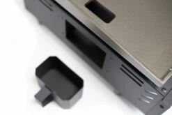 Grillfürst Plancha Grill - 2 Brenner Mit Insgesamt 7 KW Und Edelstahl Plancha - Inkl. 2 Stk. Plancha Spatel Und Grillzange -Grill Verkaufs-Shop Grillfuerst Gas Planchagrill schwarz Fettschale