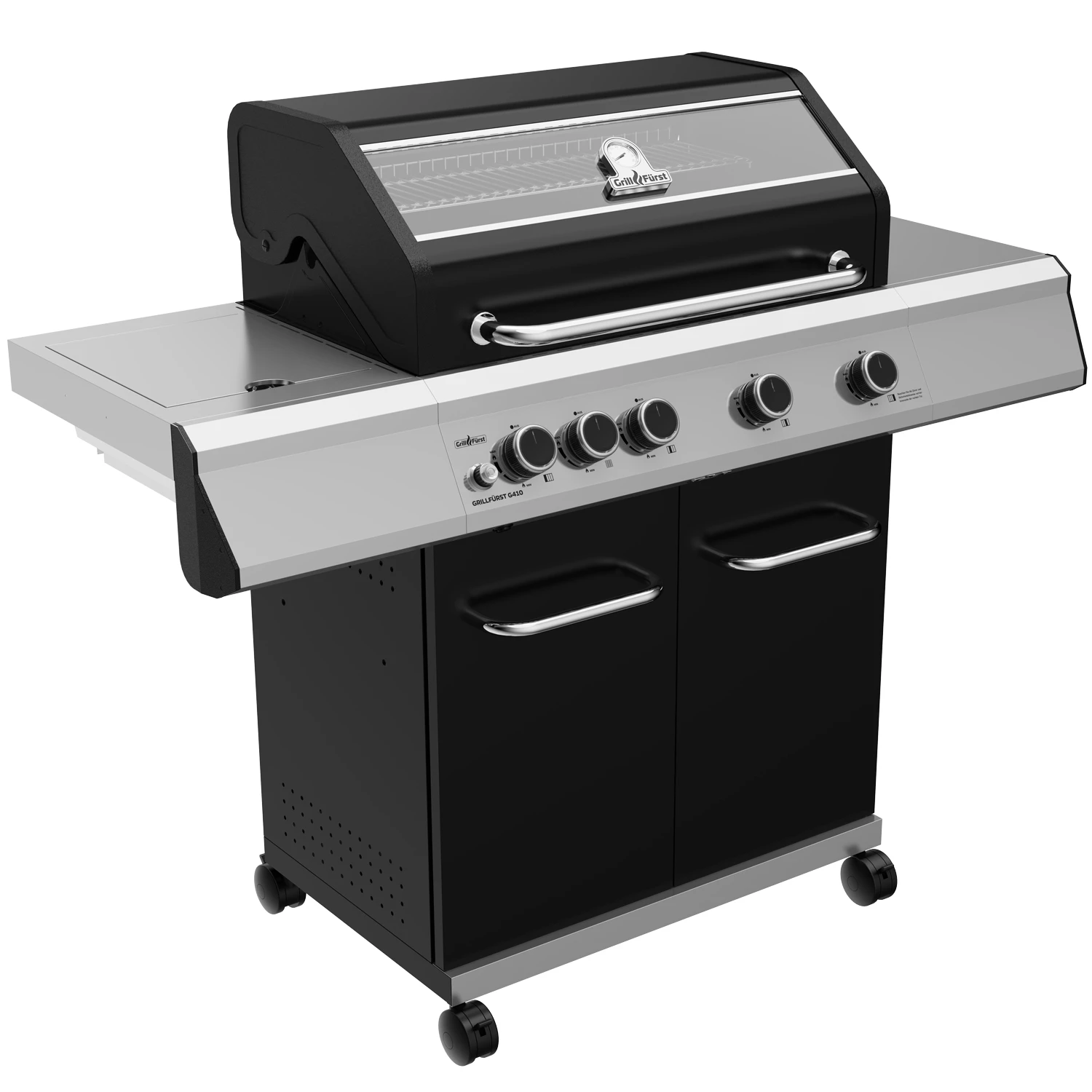 Grillfürst G410G 4-Brenner Gasgrill Mit Hochtemperaturbrenner Und Gusseisen Rosten - X-DEAL Inkl. Zubehörpaket 2 Grillfürst G410G 4-Brenner Gasgrill Mit Hochtemperaturbrenner Und Gusseisen Rosten - X-DEAL Inkl. Zubehörpaket – Bild 2