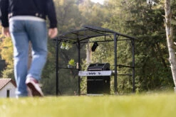 Grillfürst Premium Grillpavillon Aus Stahl Mit Wetterfestem Metalldach Und Ablageflächen -Grill Verkaufs-Shop Grillfuerst Grillpavillon Garten Grillpavillon