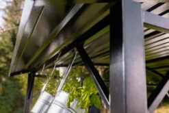 Grillfürst Premium Grillpavillon Aus Stahl Mit Wetterfestem Metalldach Und Ablageflächen -Grill Verkaufs-Shop Grillfuerst Grillpavillon Stahl Streben Detail